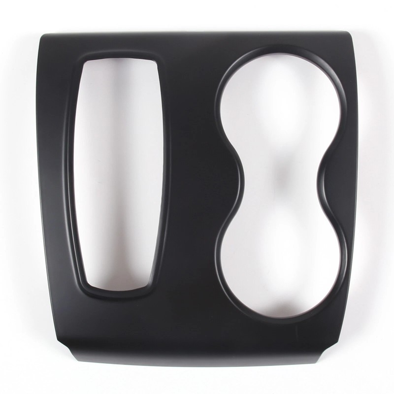 car-attention Matt Black Central Gear Shift Panel Cup Holder Cover