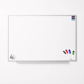 Abc Pizarrón Blanco Profesional De 90x120cm Alta Calidad