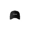 Fore Golf Hat, Black Baseball Cap, Adjustable Snapback, Lightweight Polyester