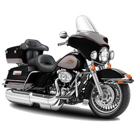 Electra Glide Wall Decal 2ft Long Sport Harley Davidson Bike Motorcylce Sticker Man Cave Garage Boys Room Decor