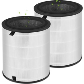 NXBHG Lv-H133 Replacement Filter Only Compatible with LEVOIT LV-H133 Air Purifier, High efficiency Filter and Activated Carbon Filter Set, LV-H133-RF, 2 Pack