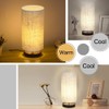 Lifeholder Table Lamp, Bedside Nightstand Lamp, Simple Desk Lamp, Fabric