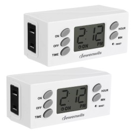 DEWENWILS Light Timer, Digital Programmable Plug in Timer Switch with 1 Outlet