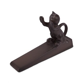 Gardmate Vintage Cast Iron Door Stop – Heavy-Duty Rust-Proof Door Holder for Home & Office, Handcrafted Antique Cute Vintage Rustic Door Stop(Stand Cat)