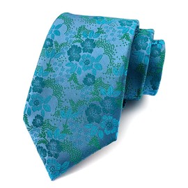 marysgift Neckties and Pocket Square Set Men's Fashion Solid Paisley Tie for Men Woven Classic Party Prom Wedding Men's Necktie & Pocket Square Set - 263