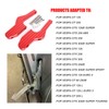 2 x Motorcycle Foot Pegs (Non-Slip) Aluminium Suitable for Vespa