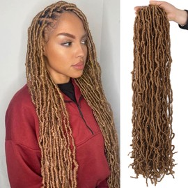 Vemet 8 Packs Faux Locs Soft Locs 36 Inch Crochet Hair Pre Looped Synthetic Crochet Locs Hair Extensions For Black Women