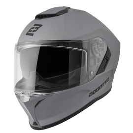 Bogotto Phantom Fibreglass Helmet, Anthracite Matt, XL
