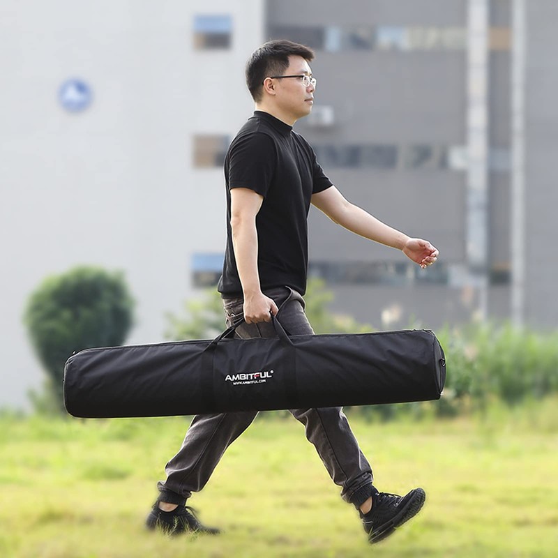 AMBITFUL Tripod Carrying Case Bag 39in/100cm Shoulder Strap Padded Carrying