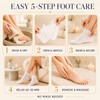 Collagen Feet Masks 5 Pairs, Moisturising Foot Peel Mask for