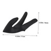 SAFIGLE 2Pcs Heat Resistant Hair Styling Gloves Three Finger Design