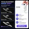 KoudHug 2-in-1 Galaxy Projector Night Light,USB Portable Starry Sky Night