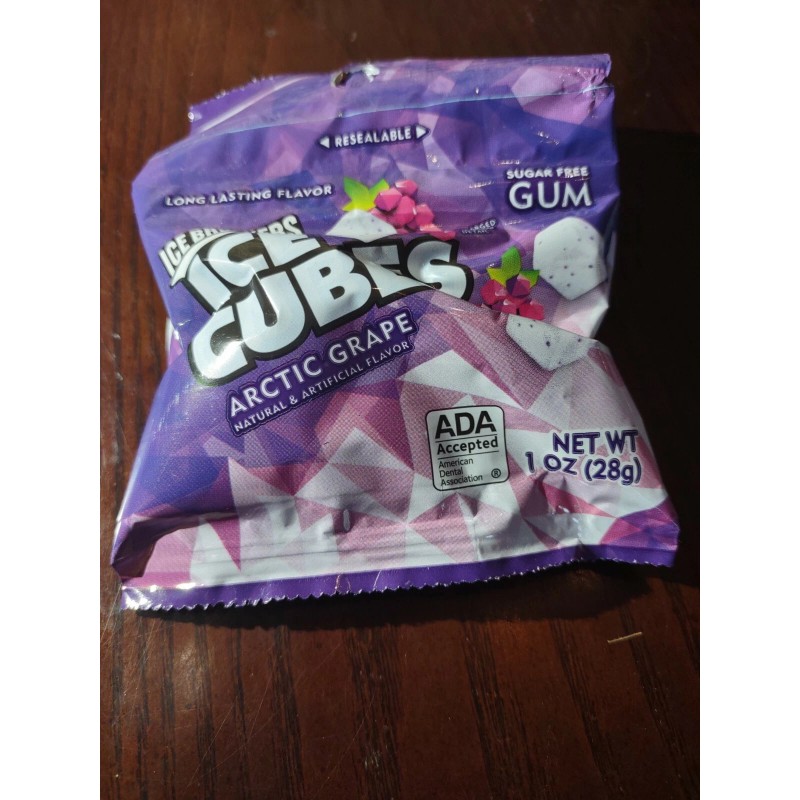 Ice Breakers Ice Cubes Arctic Grape Sugar Free Gum