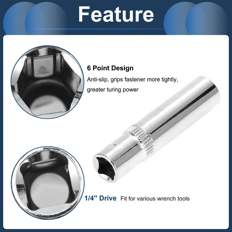 INFINAUTO Impact Socket 50mm for Car Motorcycle Dirtbike Repair Hardware