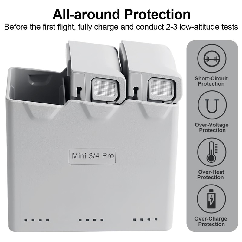 Satonaka 2 Pack Mini 4 Pro/Mini 3/3 Pro Battery &