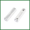 Motoforti 100 Pcs White 8A Car Fuse Tube Universal 25x6x5mm