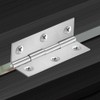 YOBOKO 3 Pcs Stainless Steel Anti Rust Door Hinges with