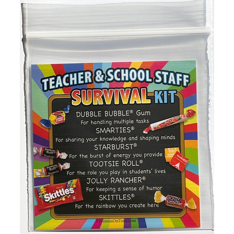 Teacher Appreciation & School Staff Survival Kits (12 per set)