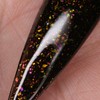 Glow in the dark Black Nail Acrylic Powder with Chameleon
