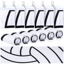 Hahafelt 12 Pack Volleyball Cooling Towels, Sports Towels with Bags, 40"x12" Breathable Chilly Towel, Microfiber Towel for Sport Team Gift