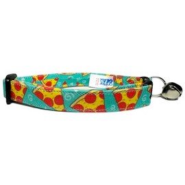 Breakaway Cat Collar in Pepperoni Pizza (U.S.A. Made)