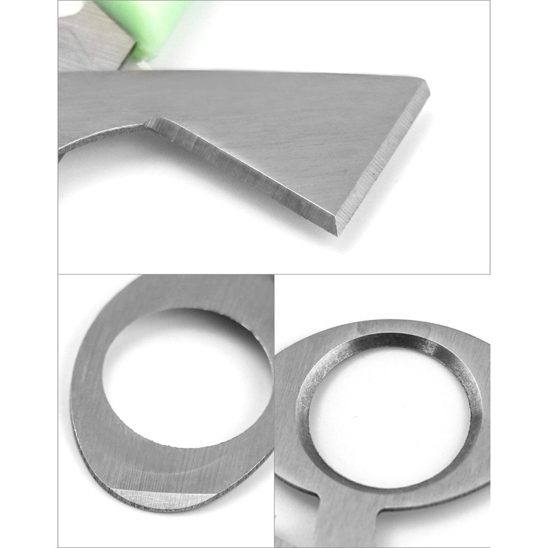 QWORK® 4 Pieces Quail Egg Scissors, Stainless Steel Quail Egg