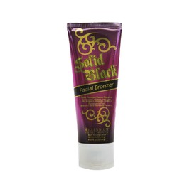 Millennium Tanning Products Millennium Tanning Solid Black Facial Bronzer, Skin-Firming Tanning Lotion for Face, 4 ounces