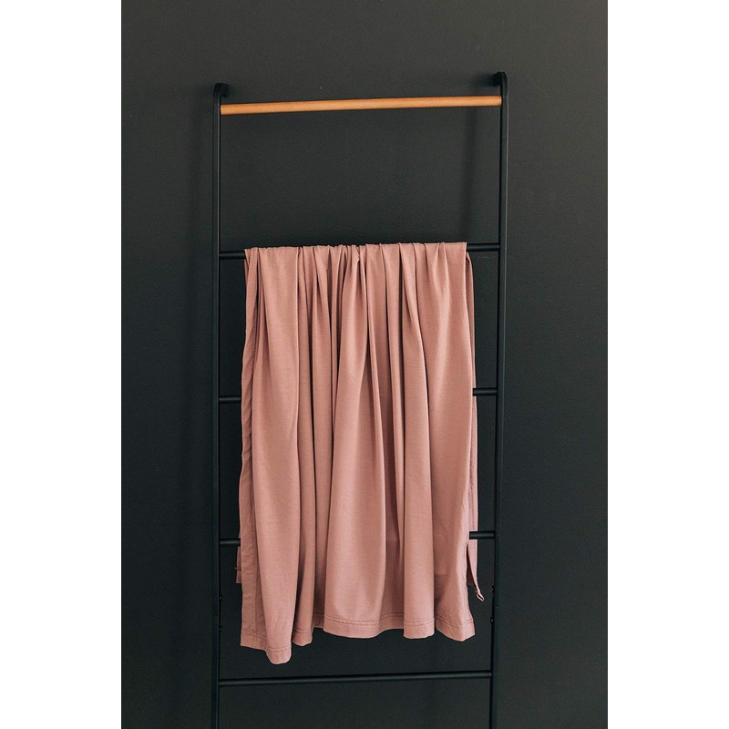 Mebie Baby Stretch Swaddle (Dusty Rose)