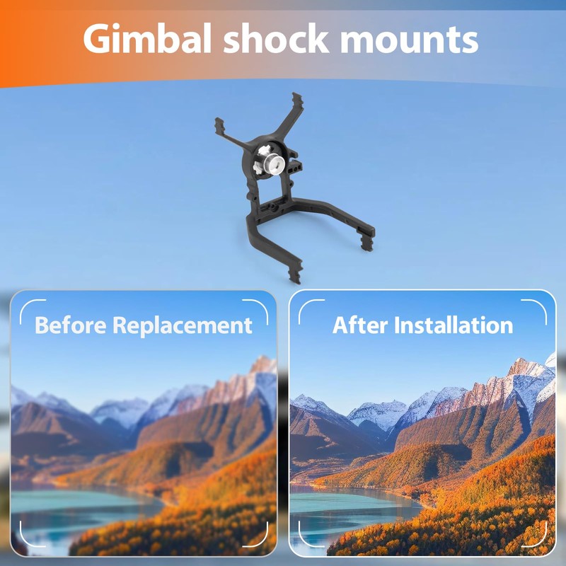 Replacement for DJI MiNi 2 Gimbal Camera Shock Absorber Bracket