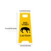 Cat and Dog Vomit Caution Sign 6 Pack Funny Pet