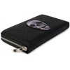 styleBREAKER 02040053 Women's Purse with Skull Appliqué and Rhinestones, Zip