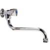 Sanixa GO700700 Cold Water Wall Valve, Chrome-Plated Brass, Pivoting Spout,