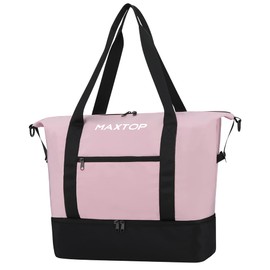 MAXTOP Travel Duffle Bag for Women Weekender Overnight Bags Large Capacity Carry On Duffel Bag With Shoe Compartment,Sports Gym Tote Bag with Dry and Wet Separation