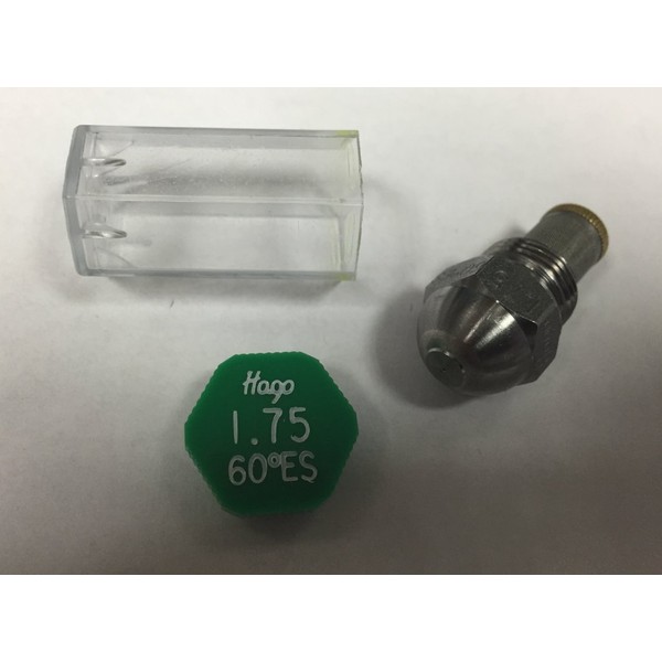 Delavan Extra Solid Nozzle, 1.75 GPH, 60 ES, Metal, Black,
