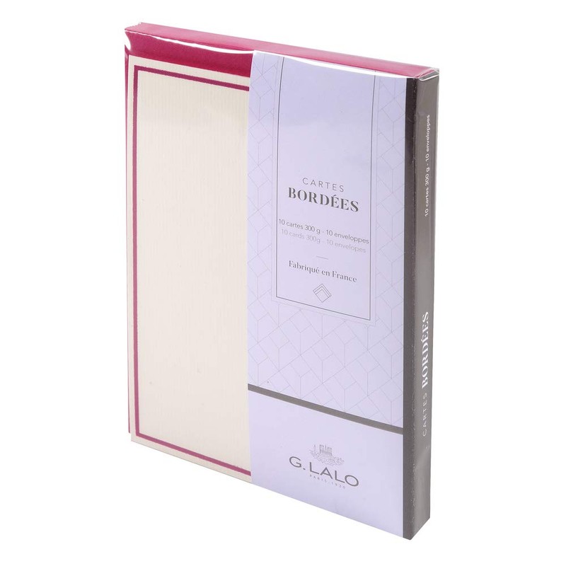 G.Lalo Letter Paper, bordeaux
