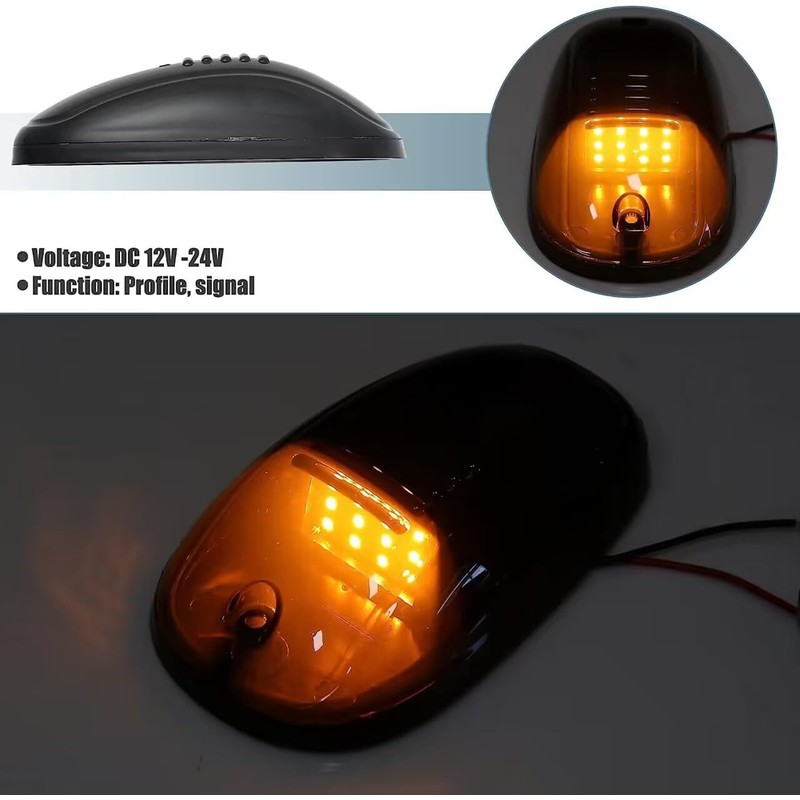 MARLBSTON 5 X Cab Marker Light, Compatible with 2003-2018 Dodge