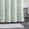 Peri Home 100% Cotton Sage Fabric Shower Curtain for Bathroom,