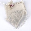 Pangda 100 Pieces 4 x 3 Inches Muslin Cotton Drawstring