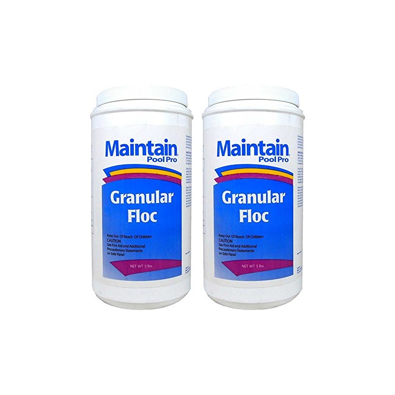 Maintain 2405M-02 Flocculant for Pool, 5-Pounds, 2-Pack
