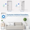 PHYSEN Wireless Doorbell with 2 Receivers 2 Buttons - PHYSEN