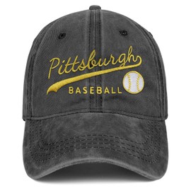 Cotton Baseball Hat Adjustable City Embroidered Unisex Cap for Men Women