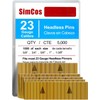 SimCos 23 Gauge Pinner Nails (5/8",3/4",5/6",1",1-3/8") assorted 5 sizes' Headless