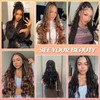 YYOXZG French Curly Braiding Hair for Box Braids, 24 Inches,