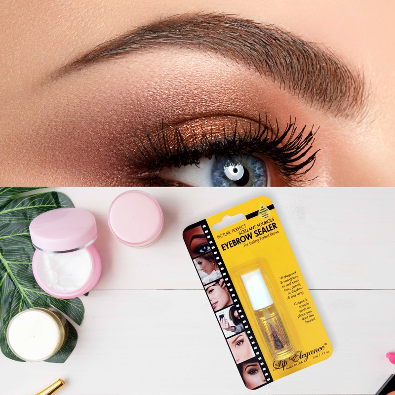 Lip Elegance Eyebrow Sealer – Clear Waterproof Brow Gel for