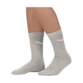 Trigema Men's Athletic Socks (Pack of 2)Grey Grau (hellgrau-melange 110) 7