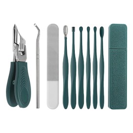 Adlerschnabel-Nagelknipser-9 Set, Eagle Beak Beveled Nail Clippers mit Ohrpflücker 6er-Set, nagelknipser fußnägel, nagelclipper, knipser nägel, Adlerschnabelknipser für Senioren, Frauen