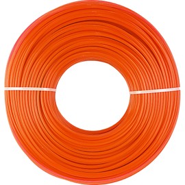 Trimmer Line, Diameter 2.0 mm, Length 100 m, Round, for Efficient Lawn Care, Orange Grass Trimmer, Brush Cutter Threads