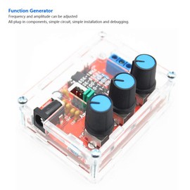 Hilitand XR2206 Signal Generator DIY Kit Adjustable Frequency Function Generator 1HZ-1MHZ(Components+Case+Instruction Manual ), Signal Generator