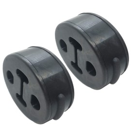 Exhaust Hanger Insulators Auto Parts Bushing Muffler Reduce Vibration Mount Bracket 12mm ID 2 Holes Vehicle's Hangers, Pack of 2