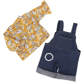 ZWOOS Doll Clothes for New Born Baby Dolls, Casual Clothing Style Outfits for 35-43 cm Dolls